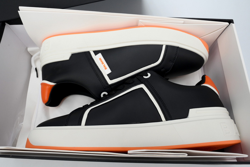 BALMAIN B-Skate Black Orange