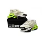 BALMAIN Multikolor Buty sportowe Black, white, and green