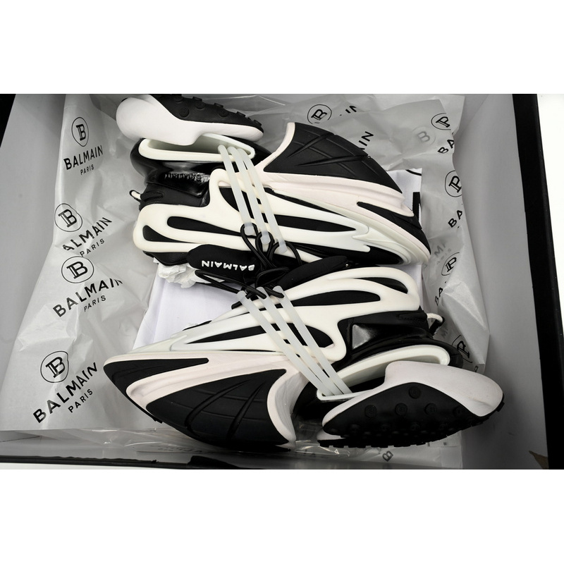 BALMAIN Multikolor Buty sportowe Black And White