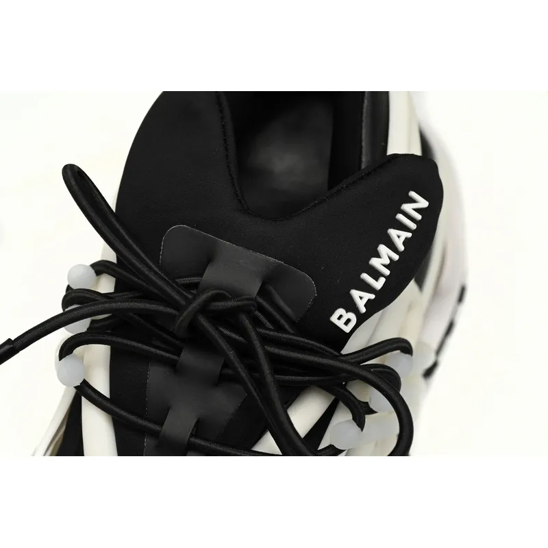 BALMAIN Multikolor Buty sportowe Black And White