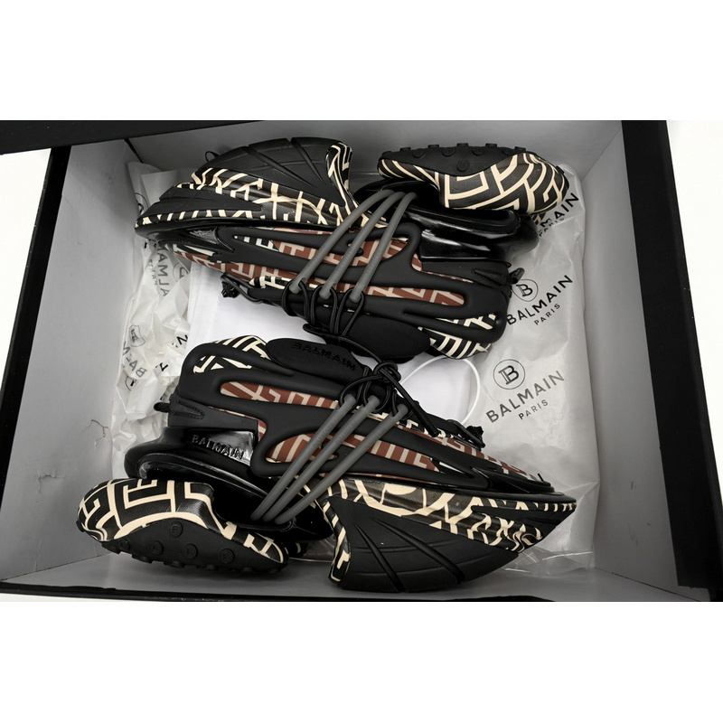 BALMAIN Multikolor Buty sportowe Lattice