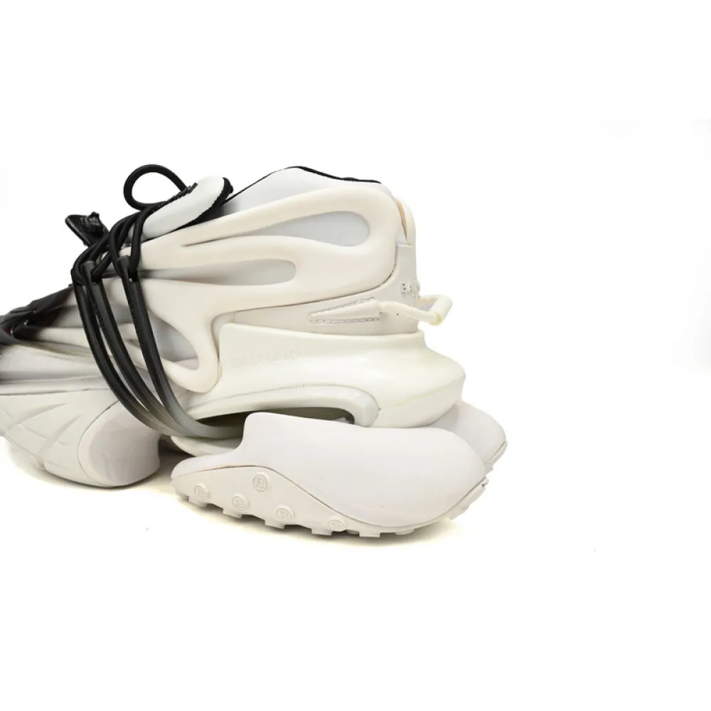 BALMAIN Multikolor Buty sportowe White and Black