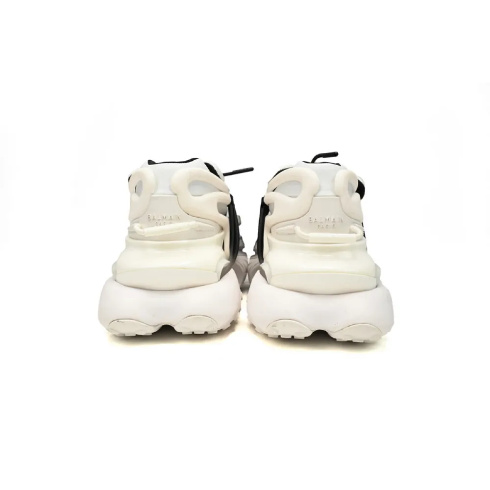 BALMAIN Multikolor Buty sportowe White and Black