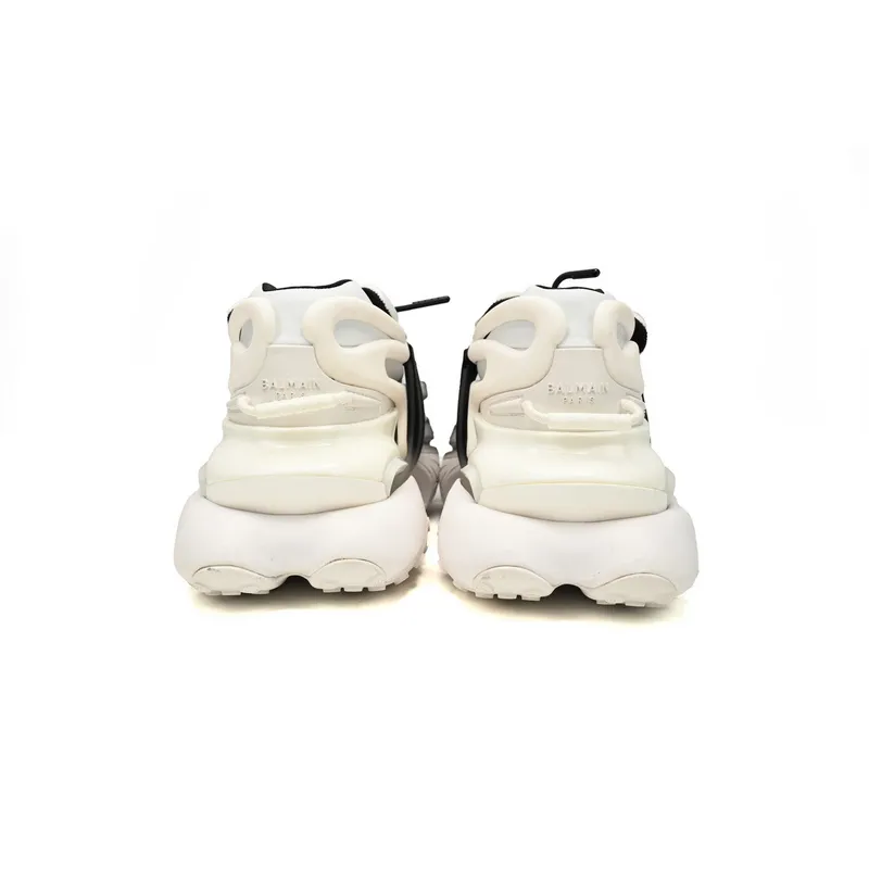BALMAIN Multikolor Buty sportowe White and Black