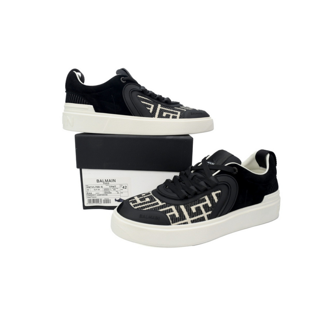 BALMAIN B-Skate  Pattern Black and White