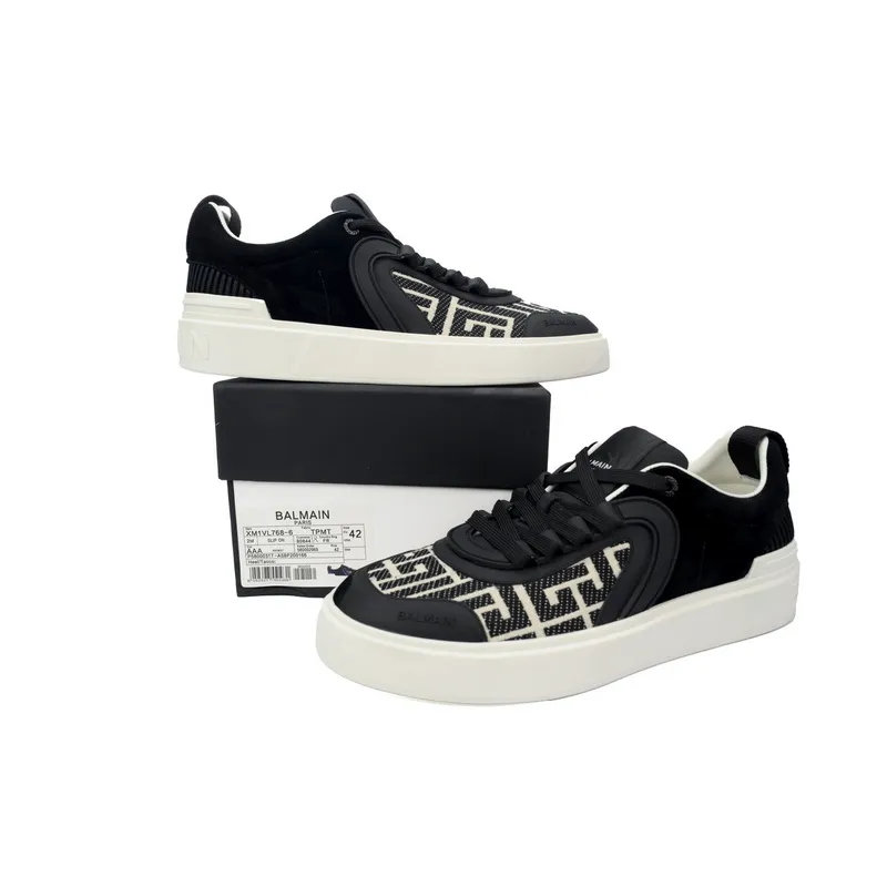 BALMAIN B-Skate  Pattern Black and White