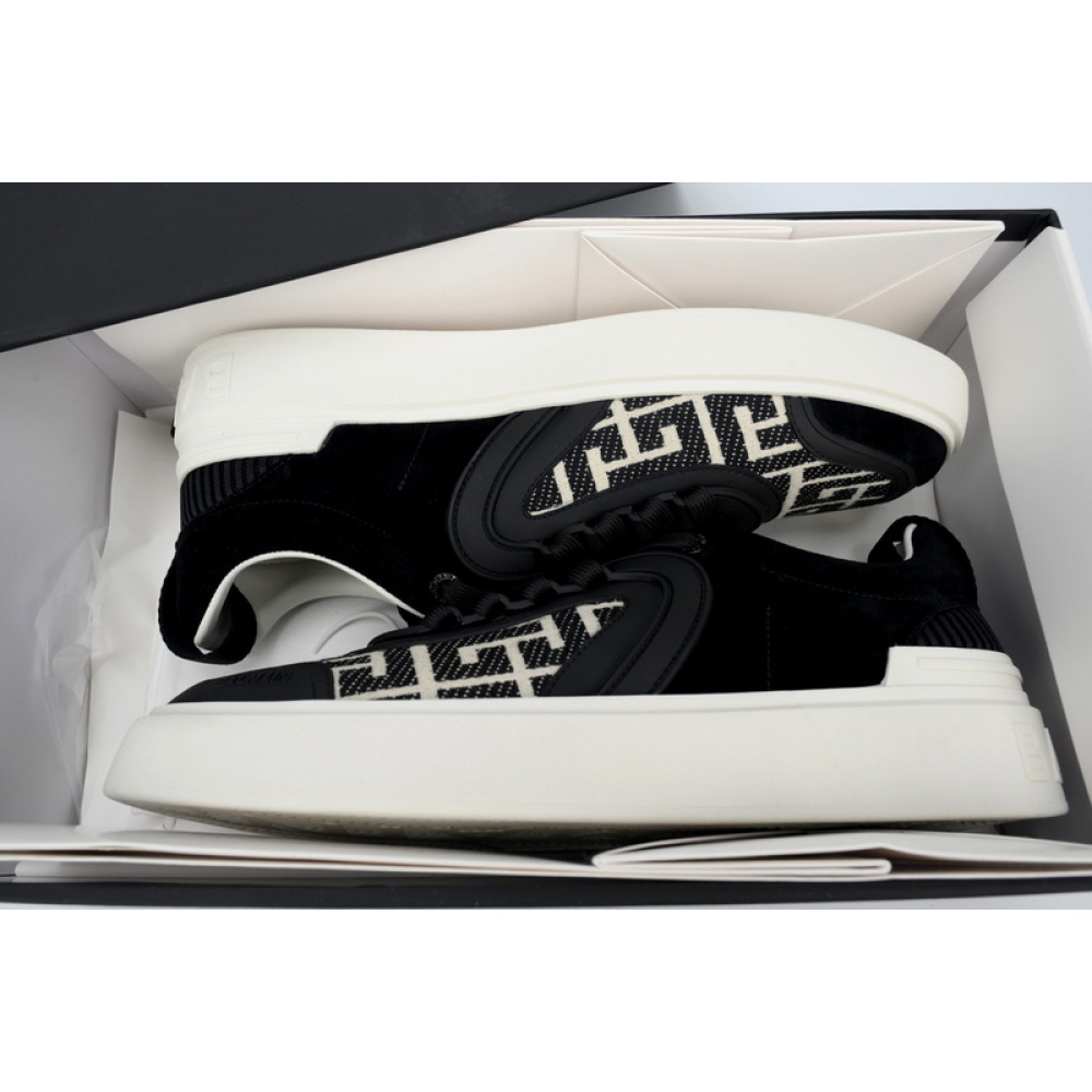 BALMAIN B-Skate  Pattern Black and White