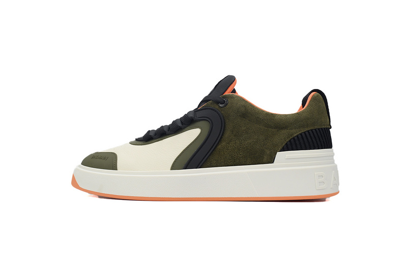 BALMAIN B-Skate Orange Green
