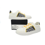 BALMAIN B-Skate Pattern White and Yellow
