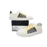 BALMAIN B-Skate Pattern White and Yellow