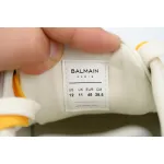 BALMAIN B-Skate Pattern White and Yellow