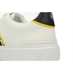 BALMAIN B-Skate Pattern White and Yellow