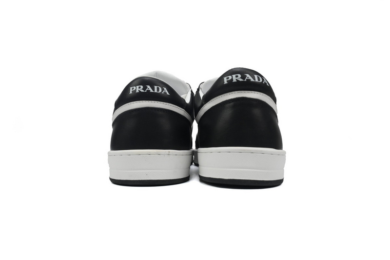 Prada Downtown Low Sneakers Black and White