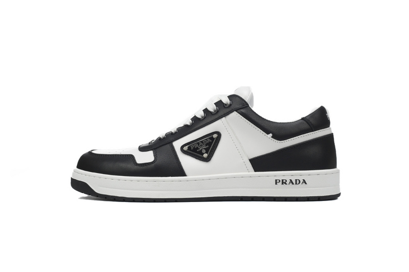 Prada Downtown Low Sneakers Black and White