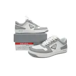 Prada Downtown Low Sneakers Grey White