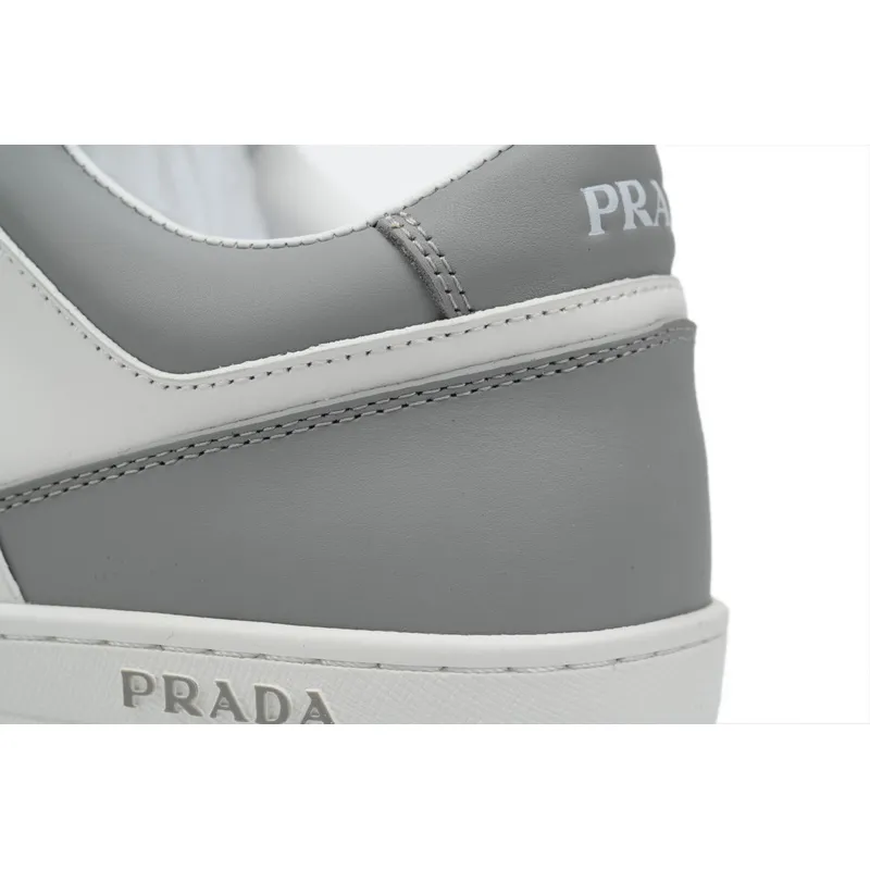 Prada Downtown Low Sneakers Grey White