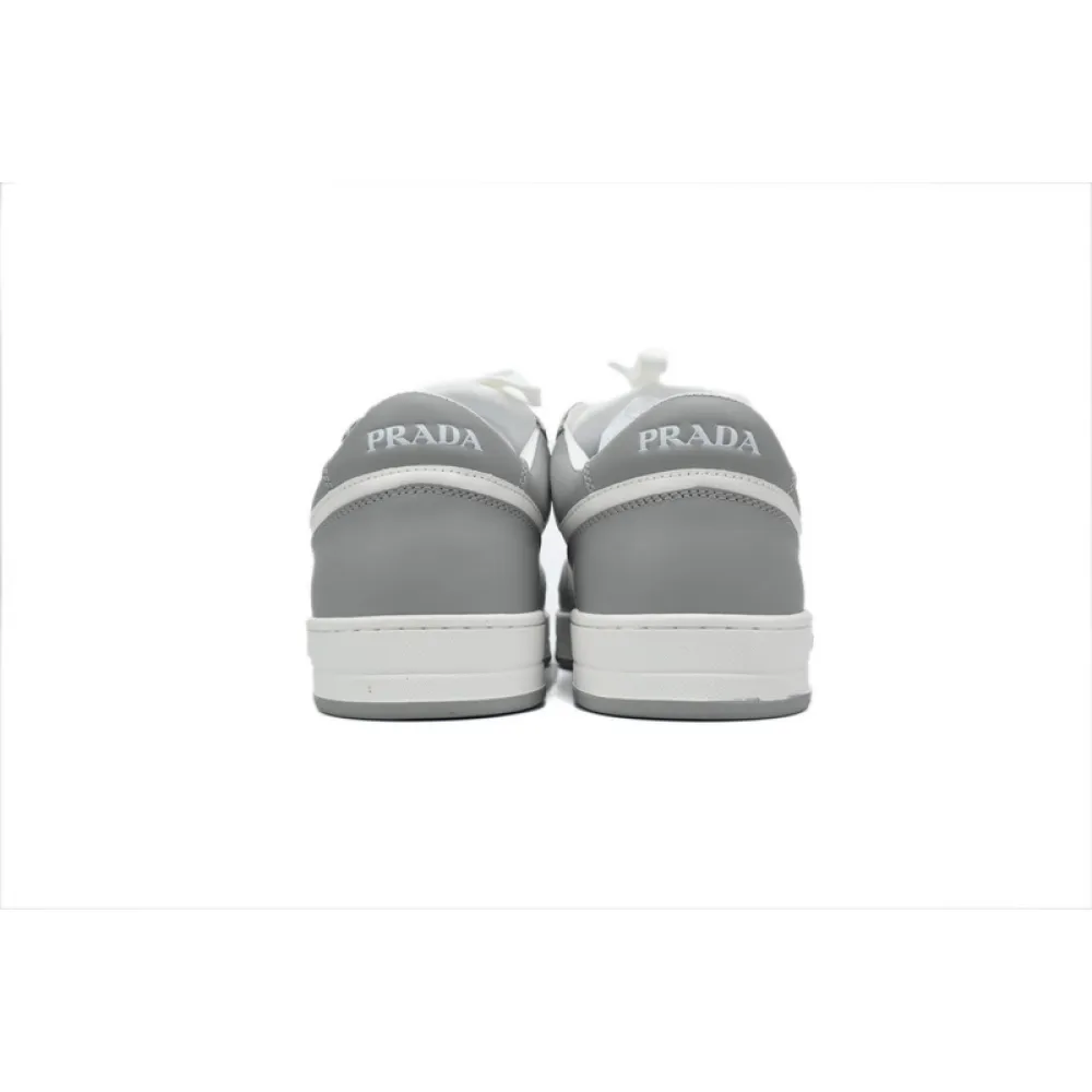 Prada Downtown Low Sneakers Grey White