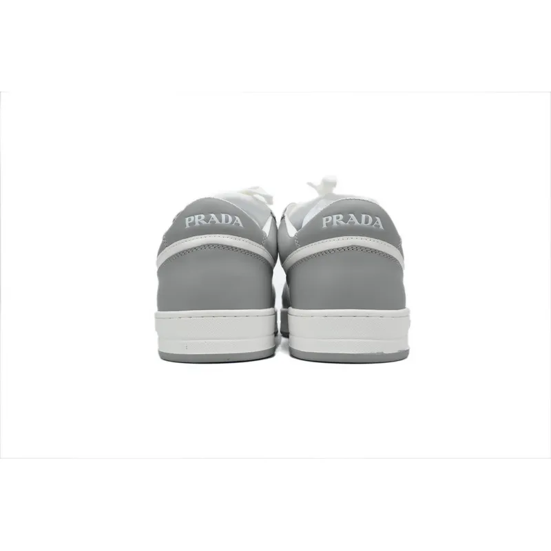 Prada Downtown Low Sneakers Grey White