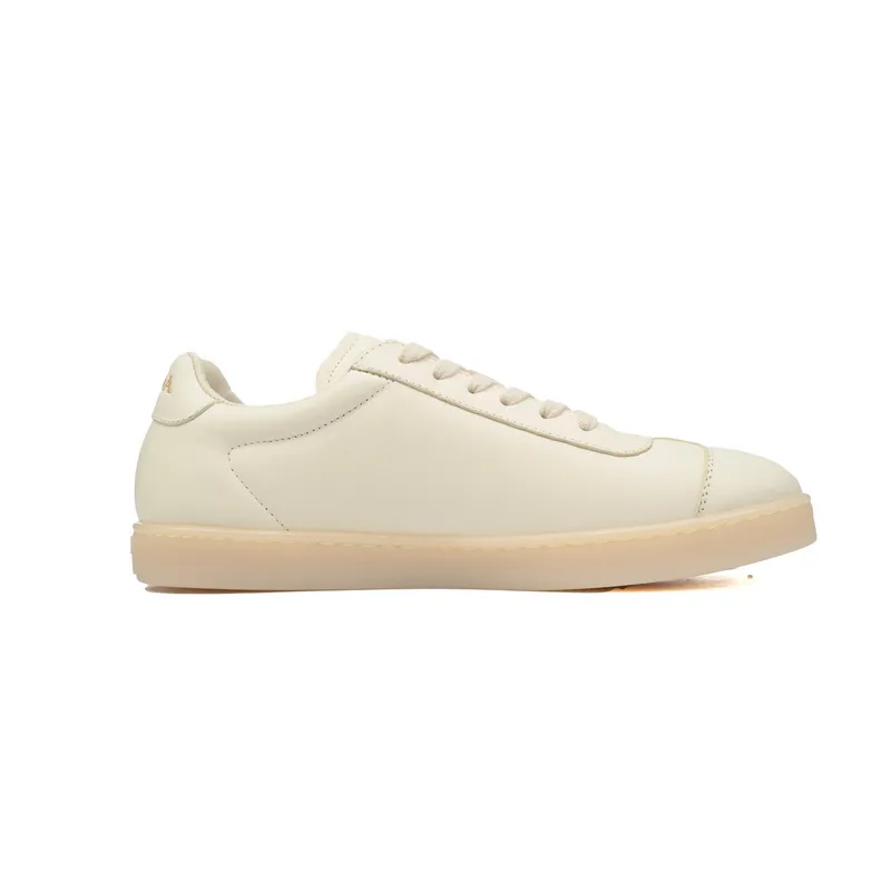 Prada Downtown Low Sneakers Rice White