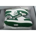 Prada Downtown Low Sneakers White Green