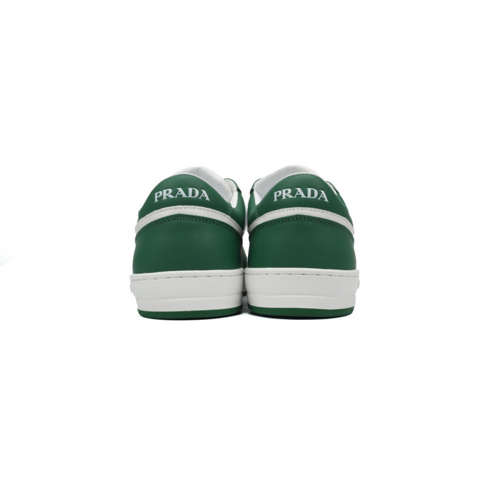 Prada Downtown Low Sneakers White Green