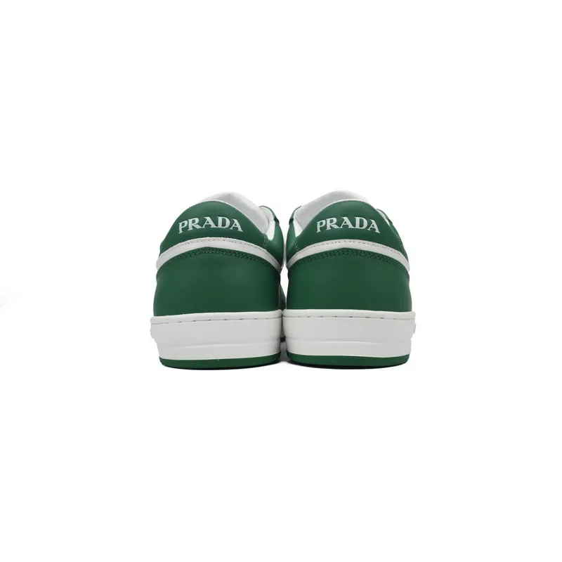 Prada Downtown Low Sneakers White Green