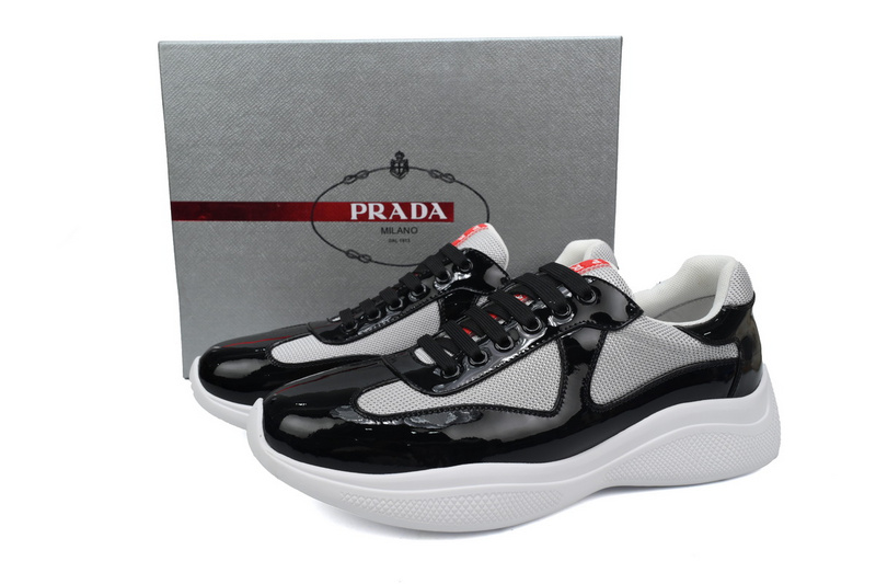 Prada Sneakers Black Gray