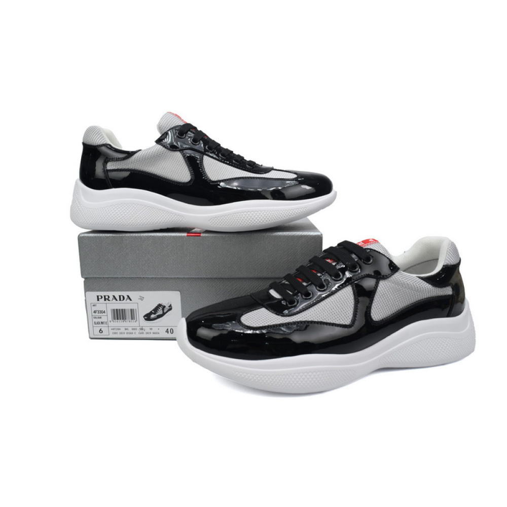 Prada Sneakers Black Gray