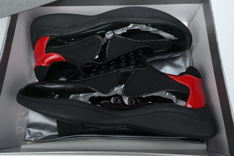 Prada Sneakers Black Red
