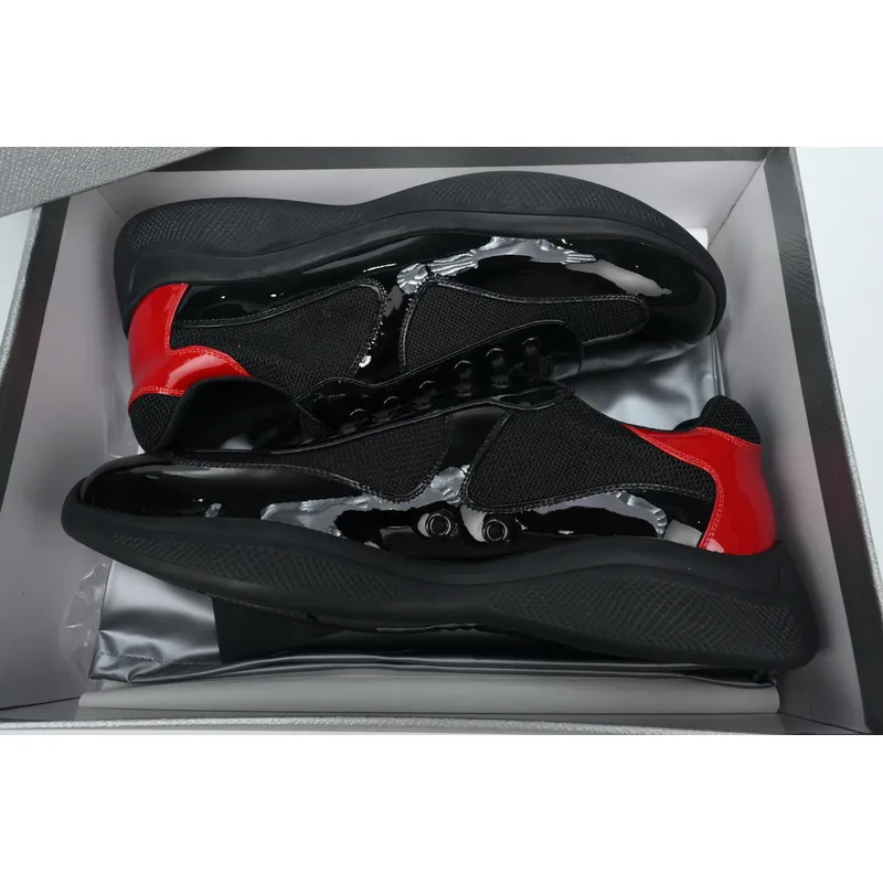 Prada Sneakers Black Red