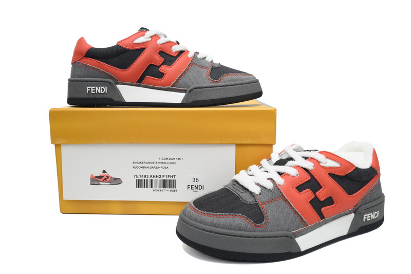 Fendi Match Grey Red