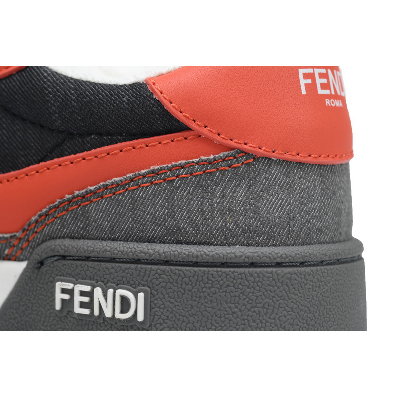 Fendi Match Grey Red