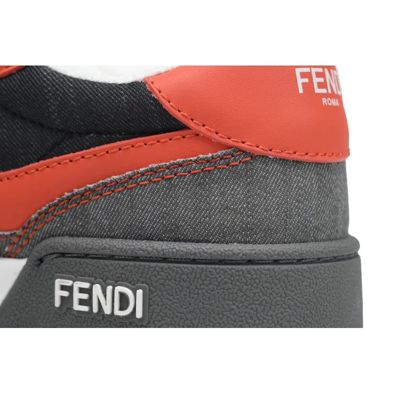 Fendi Match Grey Red