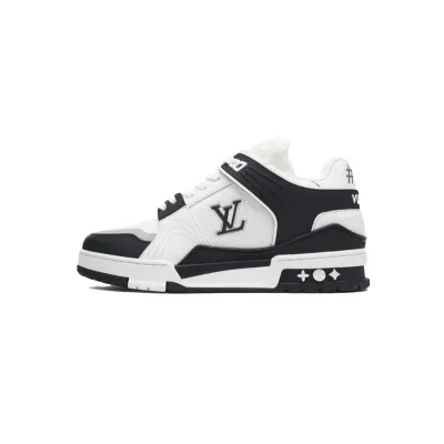 Louis Vuitton Trainer Black and White 01