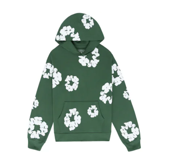 Denim Tears The Cotton Wreath Sweatshirt-Green