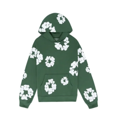 Denim Tears The Cotton Wreath Sweatshirt-Green 01