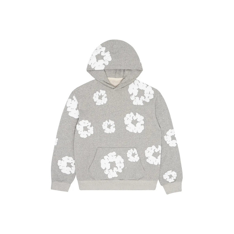 Denim Tears The Cotton Wreath Sweatshirt-Grey