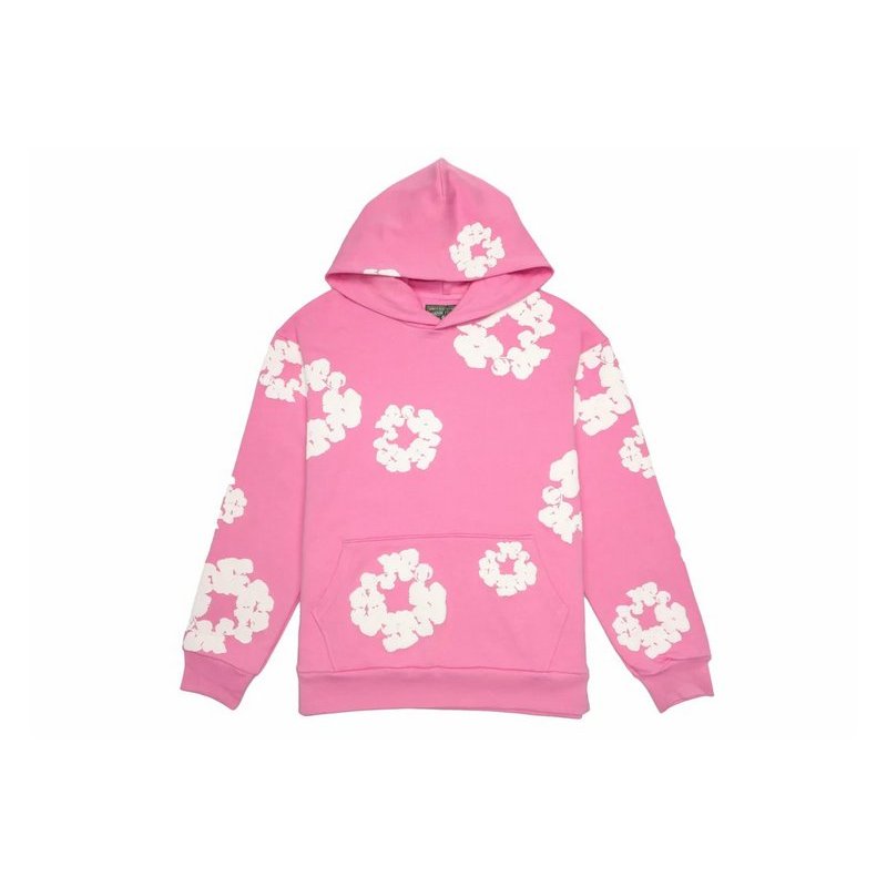 Denim Tears The Cotton Wreath Sweatshirt-Pink