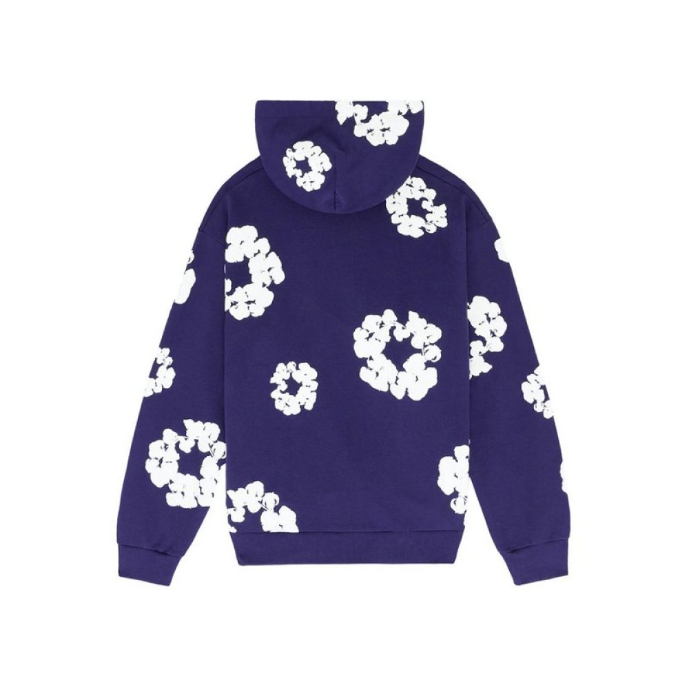 Denim Tears The Cotton Wreath Sweatshirt-Purple