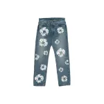 Denim Tears x Levi's 501 Cotton Rhinestone Wreath Jeans - Indigo