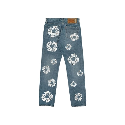 Denim Tears x Levi's 501 Cotton Rhinestone Wreath Jeans - Indigo 02