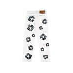 Denim Tears x Levi's 501 Cotton Rhinestone Wreath Jeans - White
