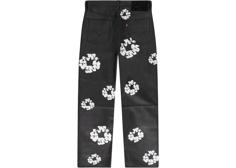 Denim Tears x Levi's Leather Cotton Wreath Jeans