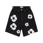 Denim Tears Cotton Wreath Jean Short - Black
