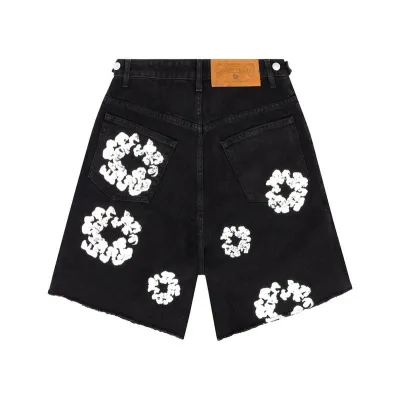 Denim Tears Cotton Wreath Jean Short - Black 02