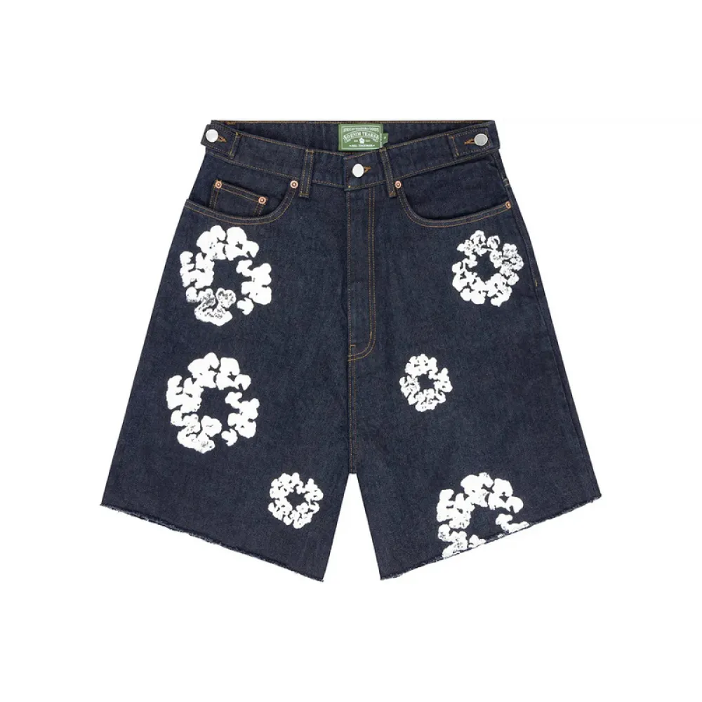 Denim Tears The Cotton Wreath Jean Short - Selvedge
