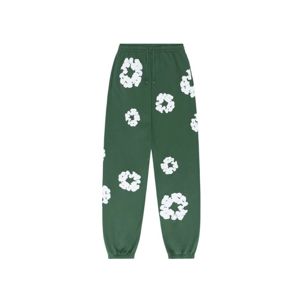 Denim Tears The Cotton Wreath Sweatpants-Green