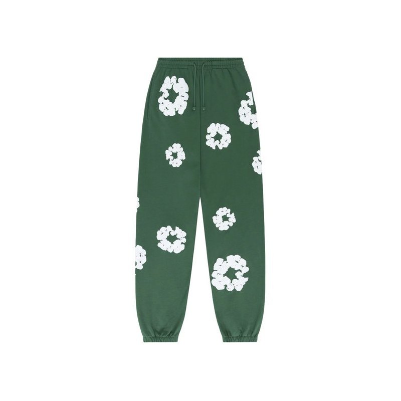 Denim Tears The Cotton Wreath Sweatpants-Green