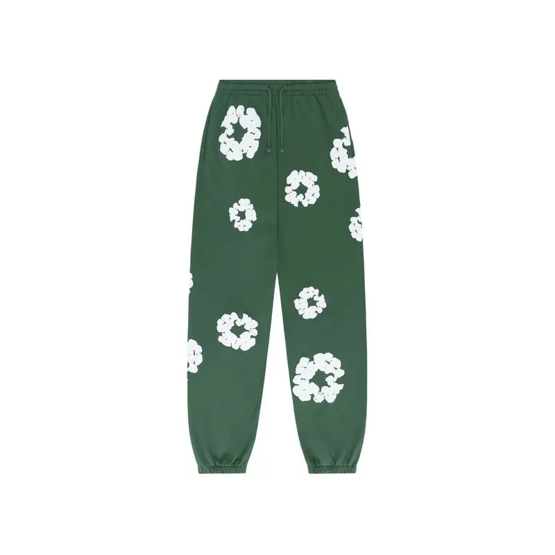 Denim Tears The Cotton Wreath Sweatpants-Green