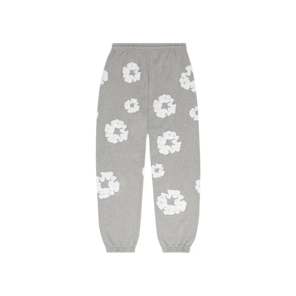 Denim Tears The Cotton Wreath Sweatpants-Grey